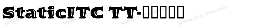 StaticITC TT字体转换
